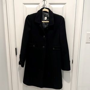 J crew size 4 black dress coat